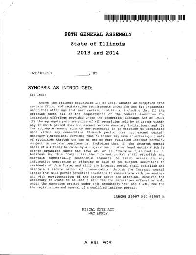 Pages from Formal Bill