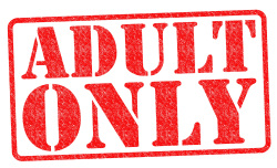 ADULT ONLY Rubber Stamp